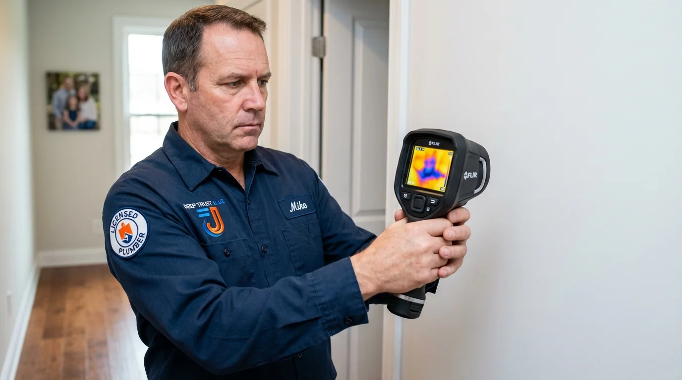Thermal imaging leak detection by Johns Plumbing LLC in Schoharie